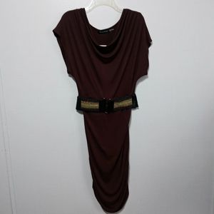 Ivanka Trump Brown Dress with Belt